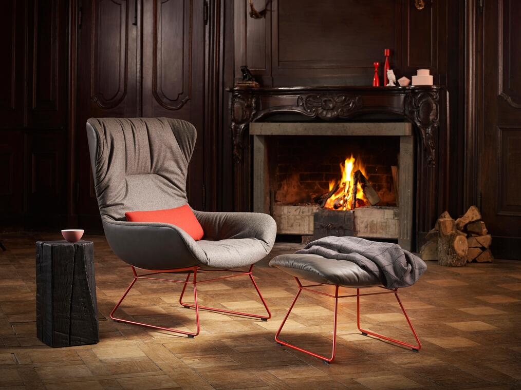 Freifrau Leya Wingback Lounge Chair