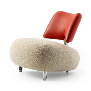 Leolux Pallone soft seasons lounge chair fabric leather