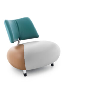 Leolux Pallone Lounge Chair in leather