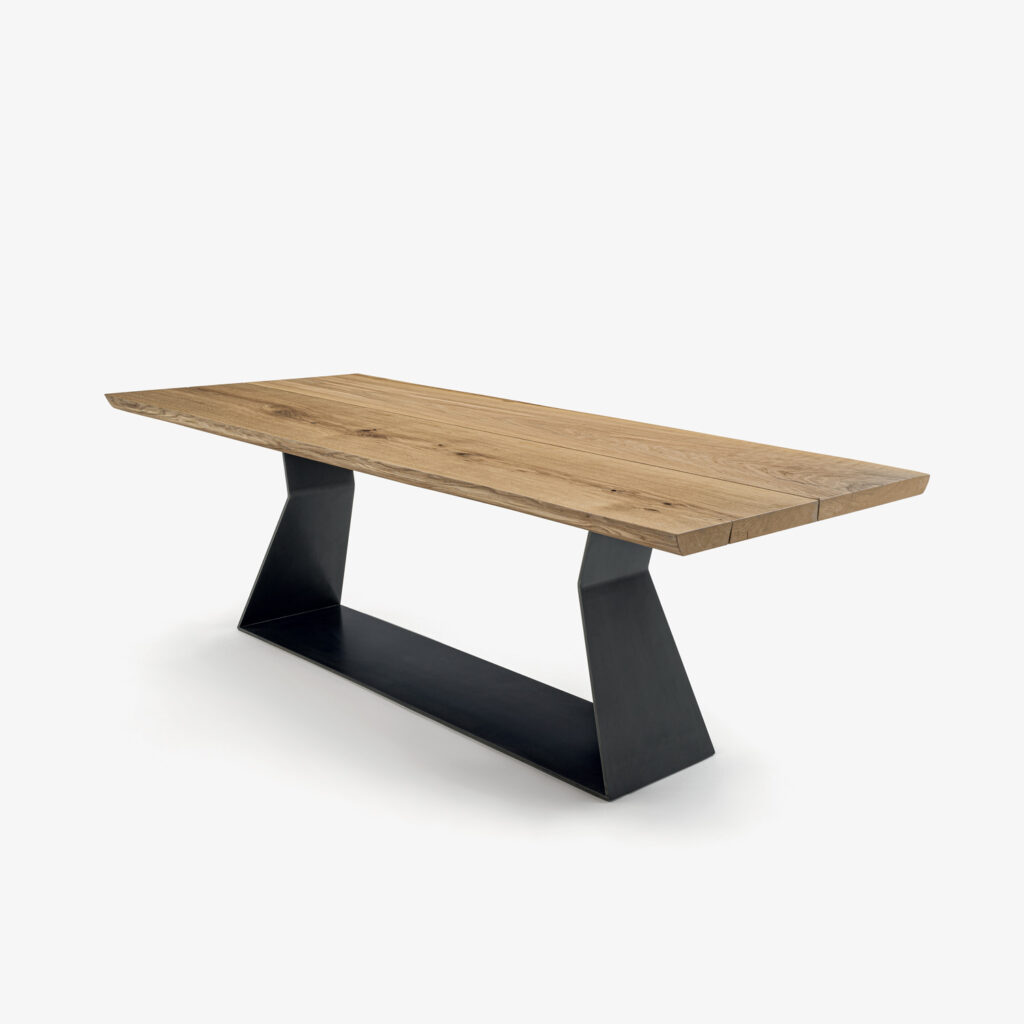 Riva 1920 Bedrock Plank C Dining Table