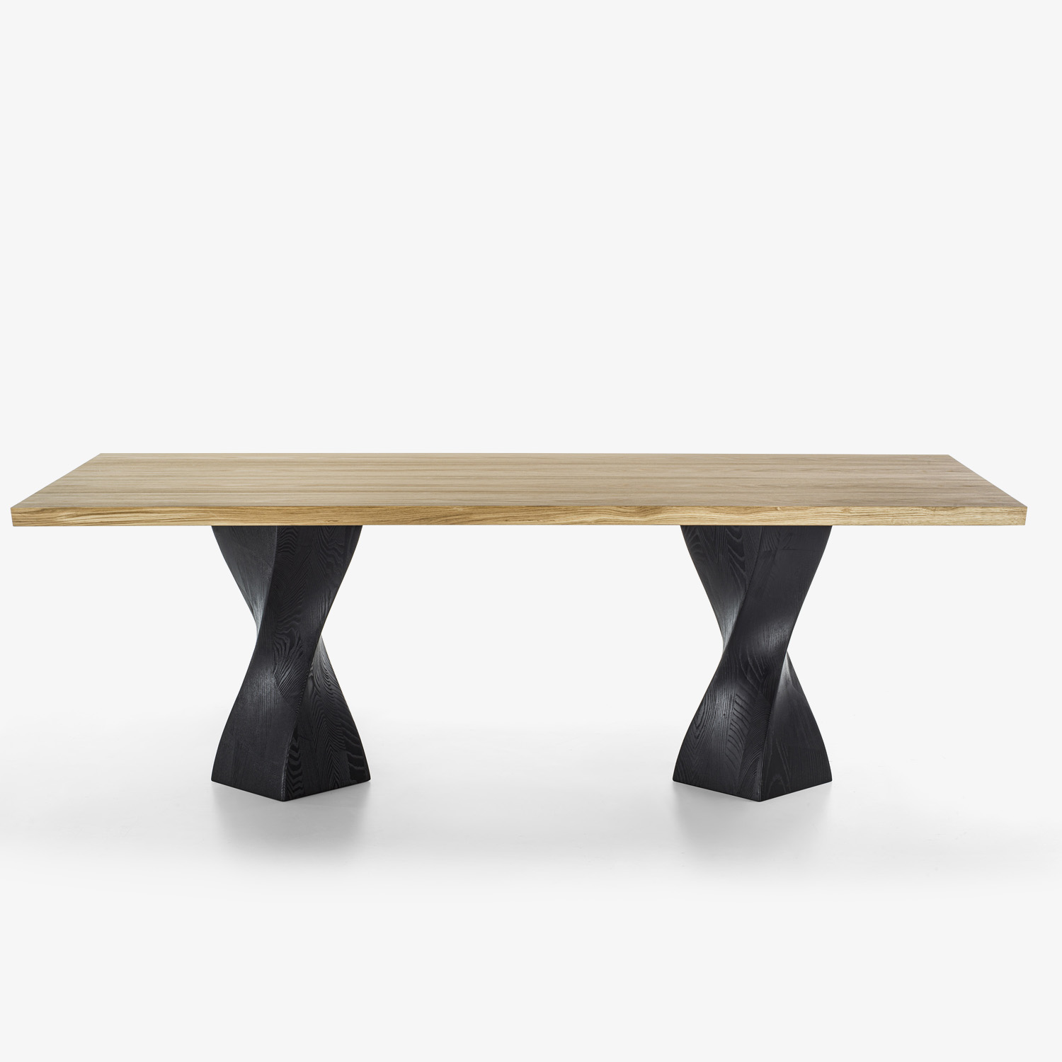 Riva 1920 Solid Twist Wood Dining Table Italy